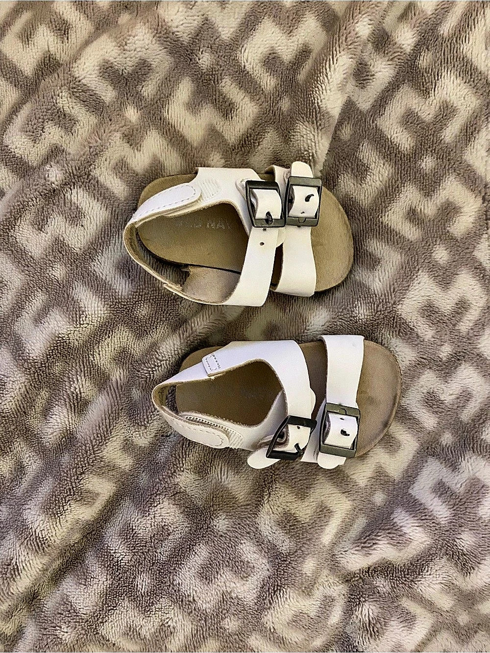 Old navy Two-Buckle Sandals in White